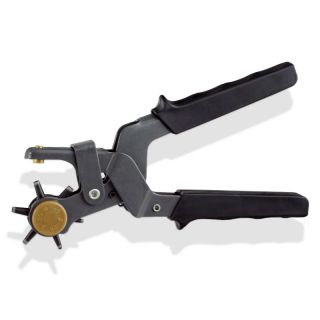  Leather Hole Punch 6 Size Dual Axis Jaw Better Alignment