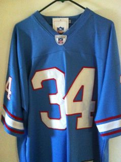 Earl Campbell Houston Oilers Mitchell Ness Football Jersey Sz 52 New