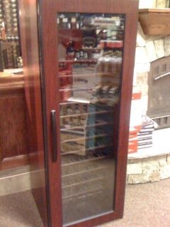 Wine Cabinet Refrigerator Cellar Glass Door Wine Cooler 220 Btl