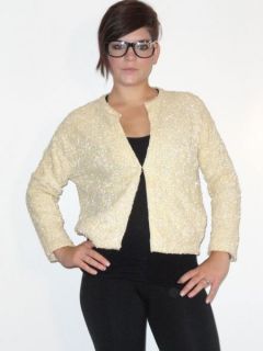  Sequins 50s Bolero Bombshell Mini Dress Sweater Jacket Doreen