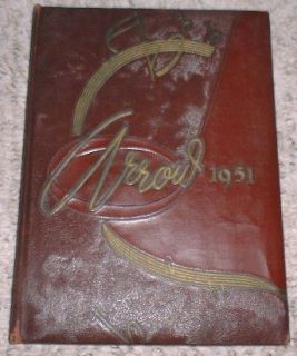 1951 Erskine College Yearbook Annual Due West SC