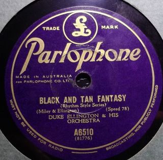 Duke Ellington His Orchestra Black and Tan Fantasy Early Ellingtonia