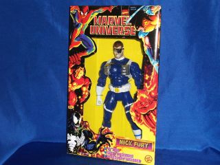 Marvel Universe Nick Fury Action Figure 10 inch Fully Poseable Toy Biz