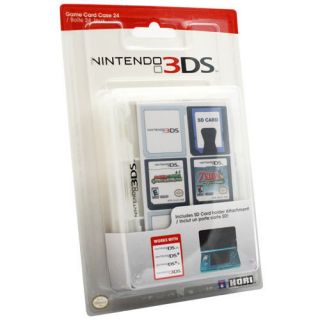 Official Nintendo 3DS Game SD Card Storage Case Clear DS DSi Lite