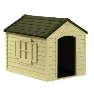 Durable Resin All Weather Large Outdoor Pet Dog House