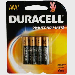 Duracell CopperTop AAA 4pk Alkaline 1.5V MN2400 LR03 Battery