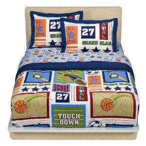 Circo Twin Bed in Bag Football Baseball All Star Sport Comforter Set
