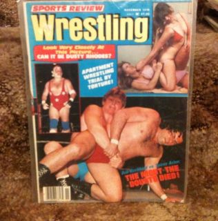 Review Wrestling Magazine Nov 1978 Dusty Rhodes Womens Apartment Girls