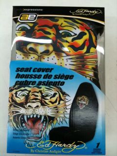 Ed Hardy 2pc Car Front Seat Covers Set Tiger