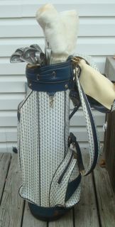 Vintage Dunlop Jan Stephenson Jan Style 501 Golf Clubs Putter Bag Mint