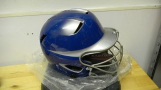 Easton Natural Two Tone Senior Batting Helmet with Mask