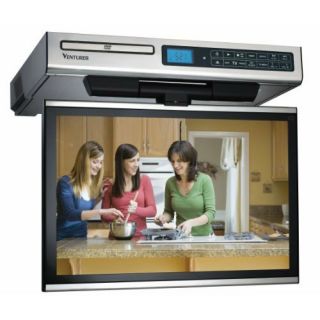 Venturer KLV3915 15 4 Inch Undercabinet Kitchen LCD TV DVD Combo