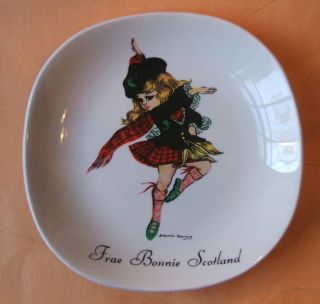 Brownie Downing Frae Bonnie Scotland Dancing Girl 5 Plate