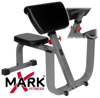  Isolation Seated Preacher Arm Curl Workout Fitness Weight Bench