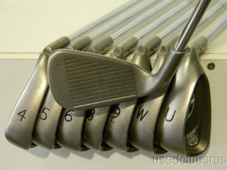 Ping Golf G10 Irons 4 PW UW Maroon Dot Steel Stiff Flex