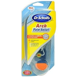 Dr. Scholls Pain Relief Orthotics for Arch, Womens Size 6 10   1 pr