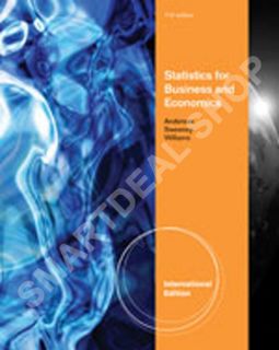 Statistics for Business and Economics by David 11th International