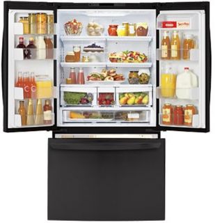  25 CU ft Black Refrigerator Ice Maker Large Capacity LFC25776SB