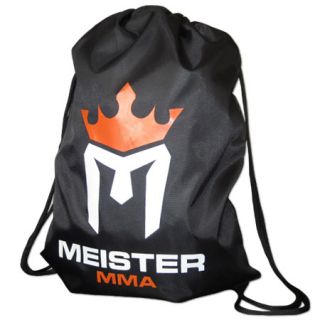 Meister MMA Drawstring Backpack Cinch Sack Duffel Bag Gym Tote Sports