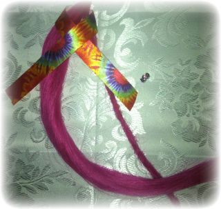 New Pink Dreadlock Extensions Crocheted Dreads Free Bead 