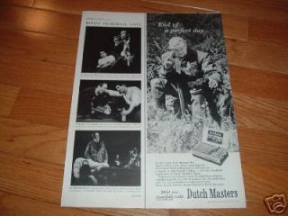 1956 Cigar Ad Dutch Masters Hunter Black Labrador Dog