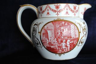 Rare 1887Josiah Wedgwood jug 1787 Duvivier design for Richard Briggs