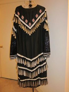 Authentic Lakota American Indian Tribal Vintage Jingle Dancing Dress