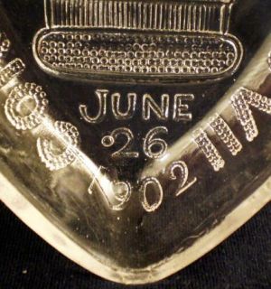 Antique Edward VII Coronation Trinket Candy Dish 1902