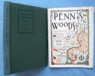 Penns Woods 1682 1932 Edward Wildman 1944 HC DJ