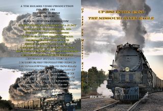 Union Pacific 3985 Missouri River Eagle Railroad DVD Please Read