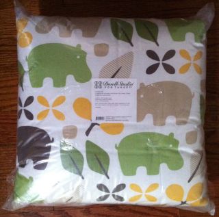 Dwell Studio Target Modern Hippo 4 piece Toddler Bed Set Bedding Sheet