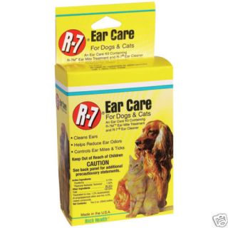 Gimborn R 7 Ear Care Cleaner Mite Treatment Kit Dog Cat