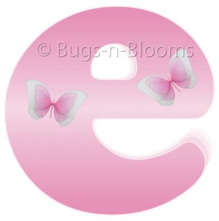 Pink Letters Name Butterfly Room Decor Wall Stickers Vinyl Girl