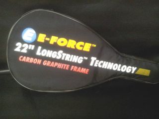 Force Tri Carbon Titanium 22 Racquetball Racquet TAUNT +Case