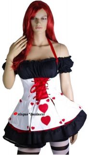 Alice in Wonderland Queen of Hearts Fancy Tutu Dress Halloween Costume