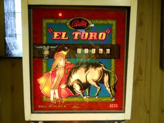  Bally El Toro Pinball Machine