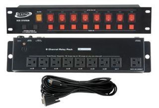 Elation SC 8 Controller Relay Pack DJ Dimmer 8 Channel