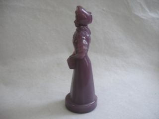DEGENHART ELDENA Light Purple Lavender Girl Glass Figurine 5 1/4