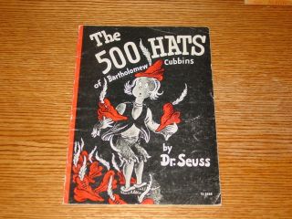 The 500 Hats of Bartholomew Cubbins Dr Seuss SC Scholastic 1st