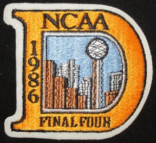 1986 Final Four NCAA Basketball Louisville Duke Patch
