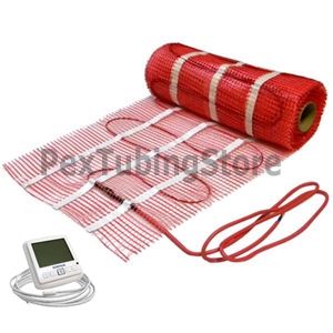 Electric Radiant Floor Heat Kit w 15 sqft 120V Heating Mat