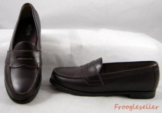 Eastland Womens Penny Loafers Shoes 9 M Brown Leather