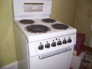 Vintage Small Electric Cooking Range and Oven 1950s 1960s