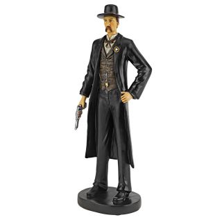 Collectible Wyatt Earp Doc Holiday Old West Statue