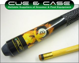 Riley 8 Ball Pool Cue with 11mm Screw Tip Riley Case