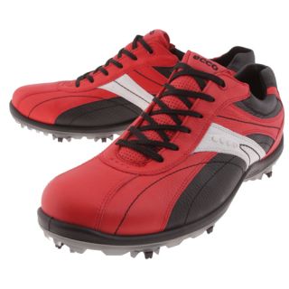 brand new ecco footwear lava black leather casual cool ii premier golf