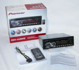 Pioneer DEH 4400HD Car Audio CD Player RDS Stereo iPod iPhone USB HD