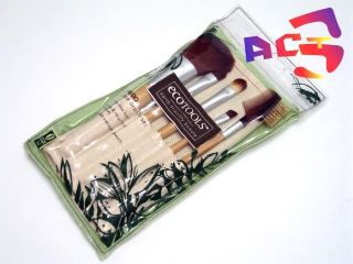 EcoTools Bamboo 6 Piece Makeup Brush Set Earth Friendly
