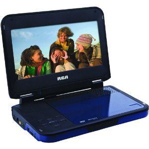 New RCA Portable DVD Player with 8 LCD Screen Model DRC6338EL Blue w
