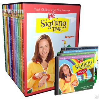Signing Time DVDs Set 1 13 ASL Sign Language for Kids